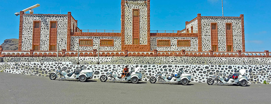 Trike-Tour in den Bergen von Betancuria im Landesinneren von Fuerteventura
